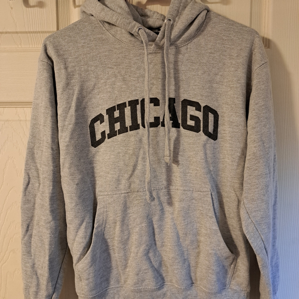 Gray Chicago Hoodie